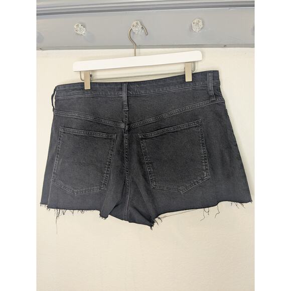 Madewell The Perfect Jean Short in Black Cutoff Highrise Womens Size 33 - Picture 9 of 9